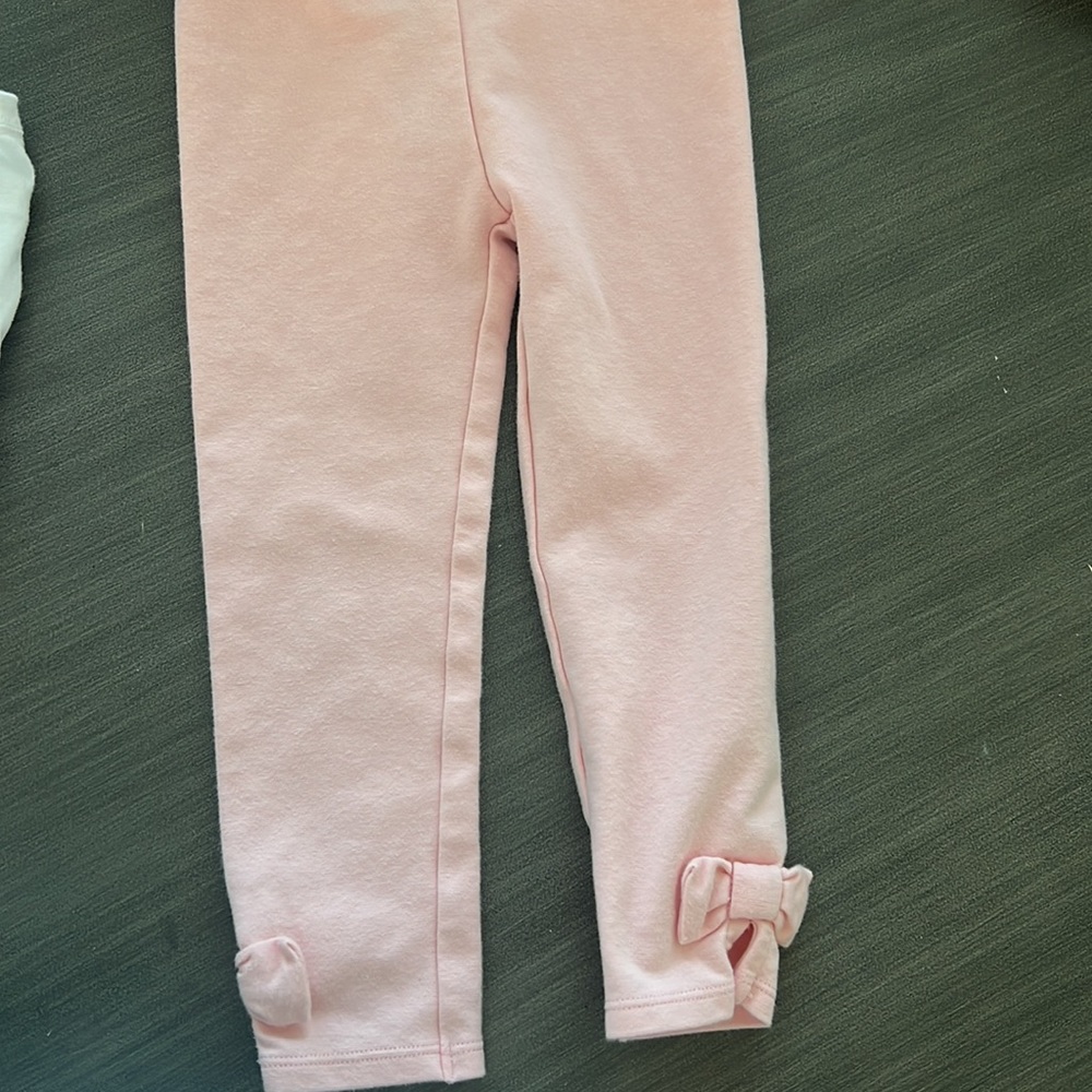 Bow detail leggings